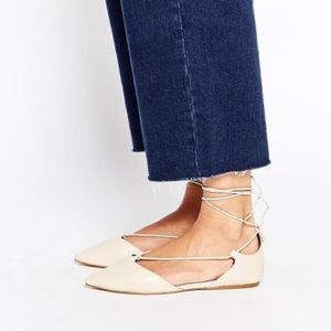 ALDO Colyn flats with lace-up ankle
